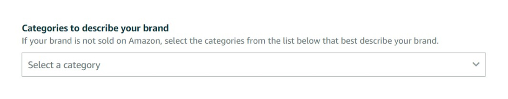 Select the Product Categories