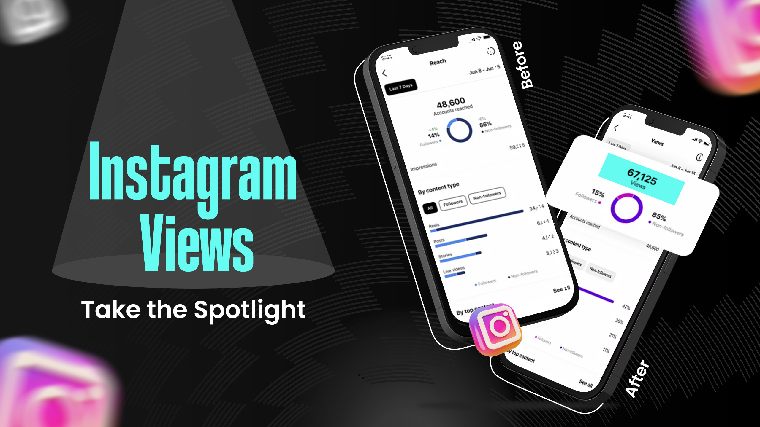 Check out Instagram's New Metric Views for Creators Banner