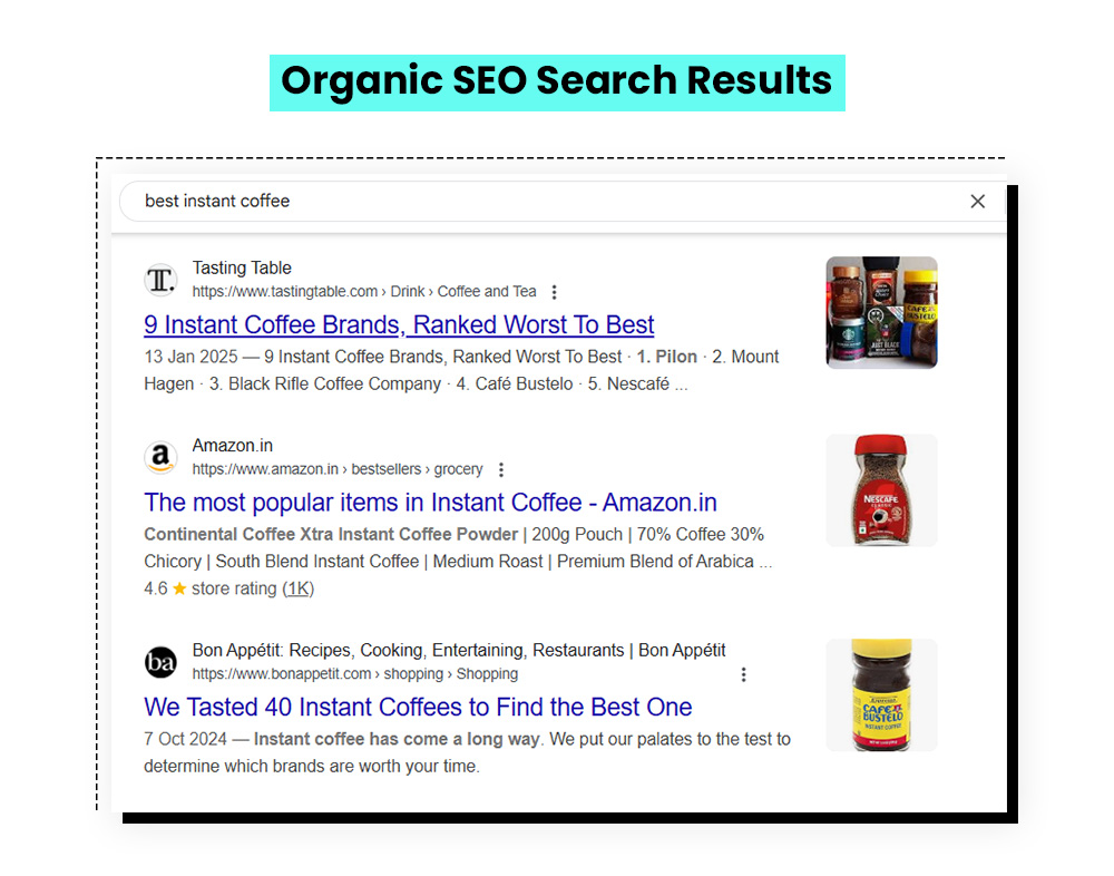 SEO_Organic search results